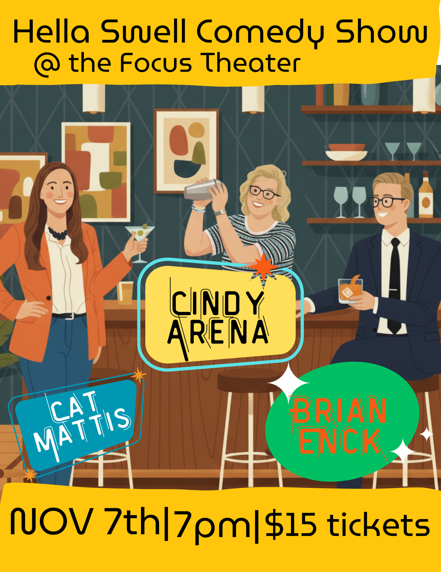 Hella Swell Comedy Show - (11/7)