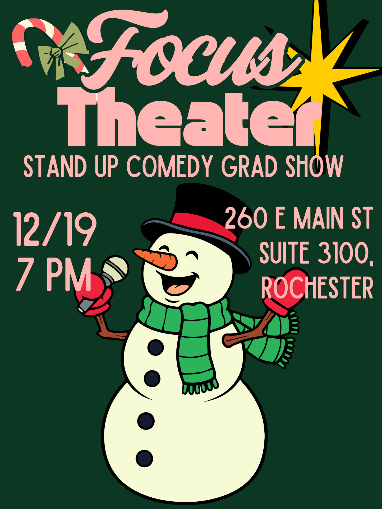 Stand-Up Comedy Grad Show - (12/19)