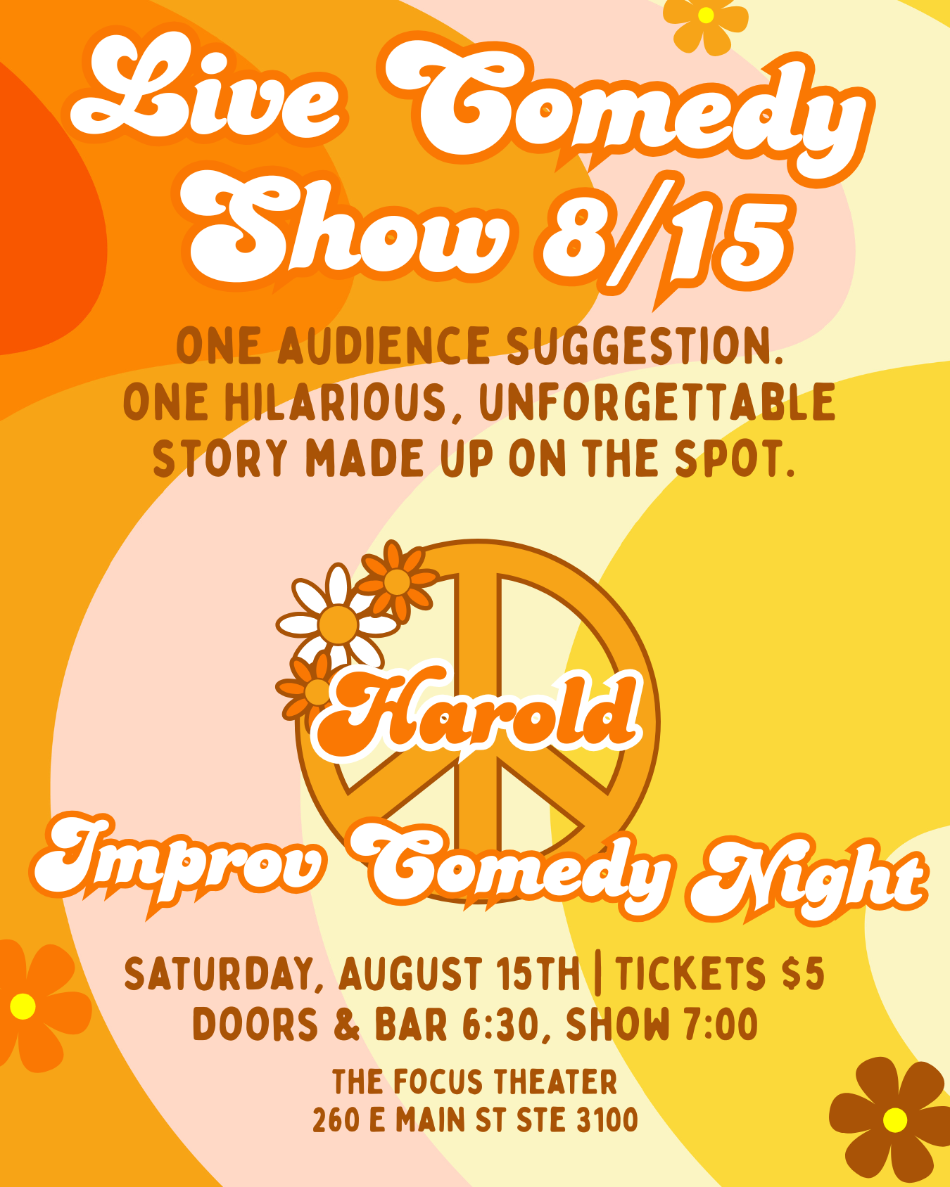 Harold: Improv Comedy Night - (8/15)