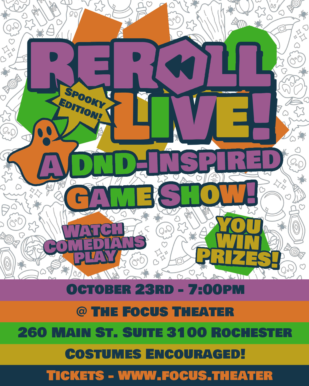 ReRoll Live! - A DnD-Inspired Game Show - (10/23)