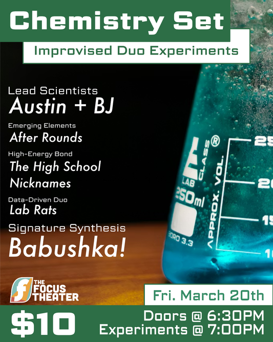Chemistry Set: Improvised Duo Experiments - (3/20)