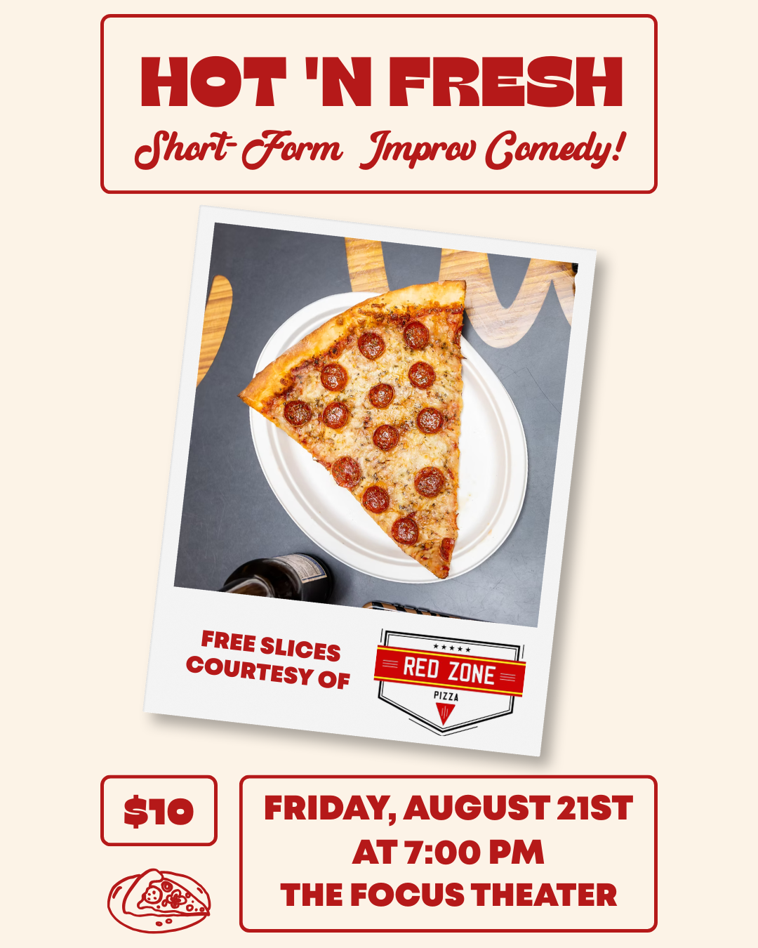 Hot N' Fresh: Short-Form Improv Comedy - (8/21)