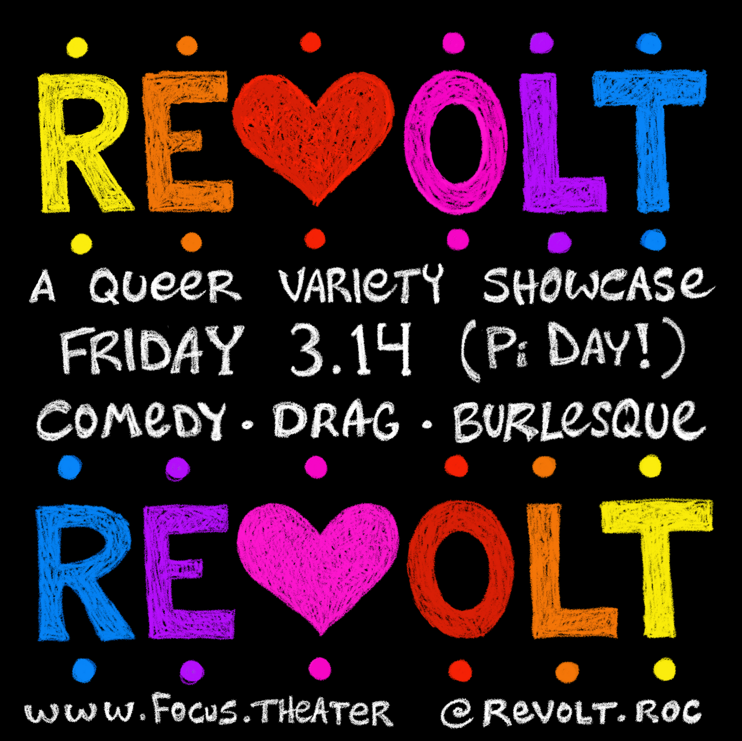 Revolt! A Queer Variety Showcase (18+) - (3/14)