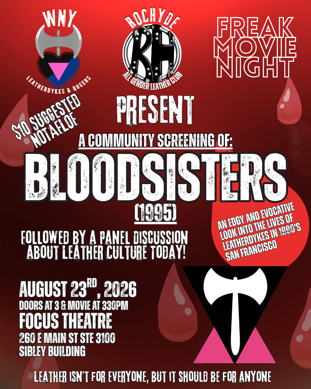 Community Screening of BloodSisters (18+) - (8/23)